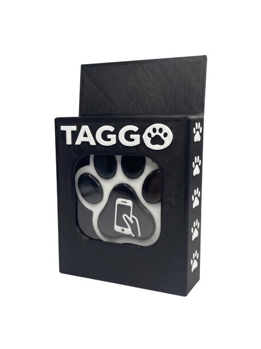 Placa NFC para Mascotas TAGGO PETS – Identificación Inteligente con Contacto por WhatsApp y Llamada