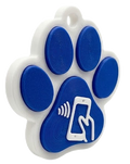 Placa NFC para Mascotas TAGGO PETS – Identificación Inteligente con Contacto por WhatsApp y Llamada