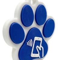 Placa NFC para Mascotas TAGGO PETS – Identificación Inteligente con Contacto por WhatsApp y Llamada