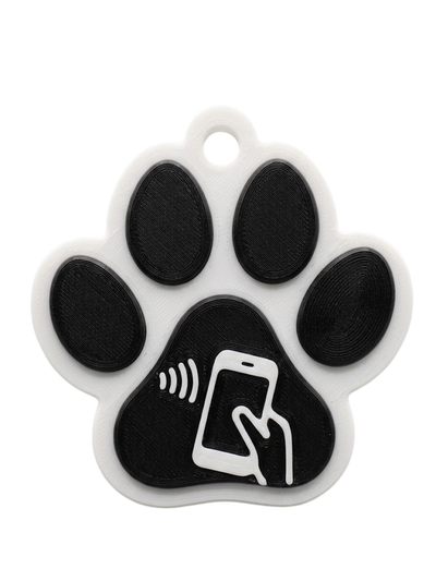 Placa NFC para Mascotas TAGGO PETS – Identificación Inteligente con Contacto por WhatsApp y Llamada