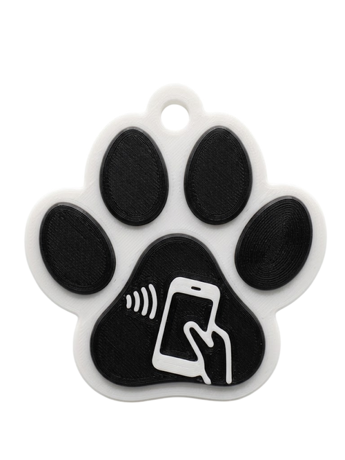 Placa NFC para Mascotas TAGGO PETS – Identificación Inteligente con Contacto por WhatsApp y Llamada