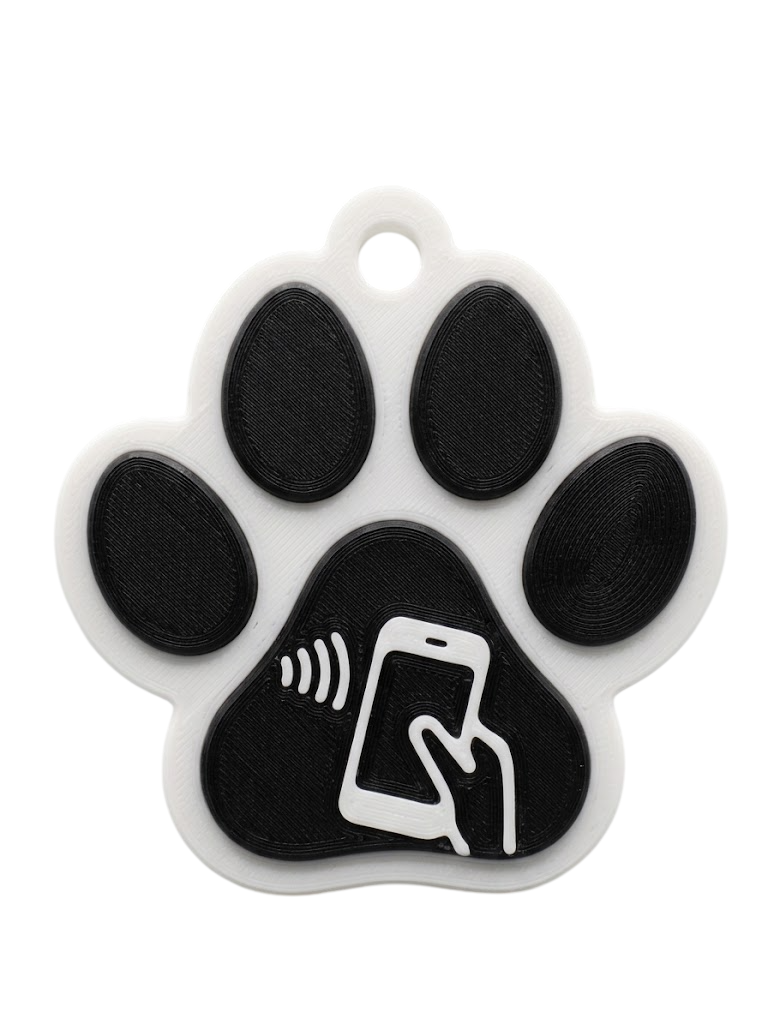 Placa NFC para Mascotas TAGGO PETS – Identificación Inteligente con Contacto por WhatsApp y Llamada