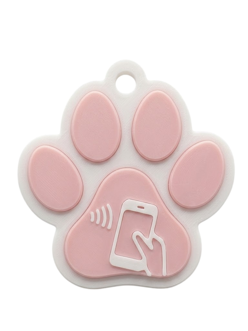 Placa NFC para Mascotas TAGGO PETS – Identificación Inteligente con Contacto por WhatsApp y Llamada
