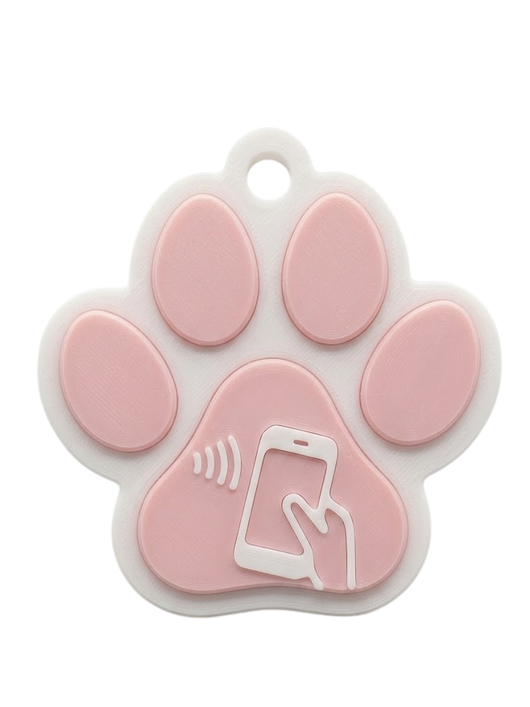 Placa NFC para Mascotas TAGGO PETS – Identificación Inteligente con Contacto por WhatsApp y Llamada